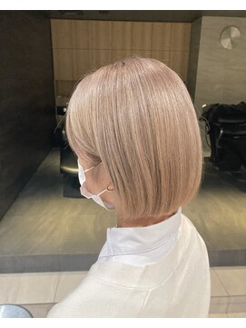 リー 京橋(Lee) 【Lee京橋】ボブ×ベージュ