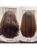 『髪質改善』ストレートエステ（縮毛矯正）（リタッチ可）