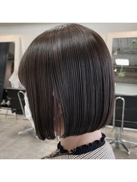 ミラバイグリーン(Mira by green) ボブ/前下がりボブ/シースルーバング/髪質改善/酸性ストレート