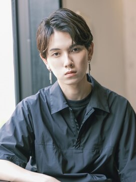 エムスラッシュ アヴェダ 自由が丘(M.SLASH AVEDA) アップバング/前髪パーマ/グレーベージュ/コンマへア/自由が丘