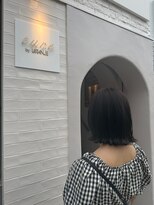 チュール バイ ラランジェ 横川店(ture by LARANJE)&nbsp;切りっぱなしボブ×グレージュ×外ハネ×髪質改善(横川)