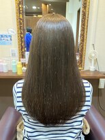 ヘアーズロー(hair's LOWE) 【 hair's LOWE 】アッシュグレージュ/ストレート/くすみカラー