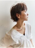 くしゃっとラフなショートパーマ【middle daikanyama】野村恵子