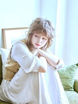 ヘアカフェ アティス(hair cafe Atease) ★外ハネウルフ