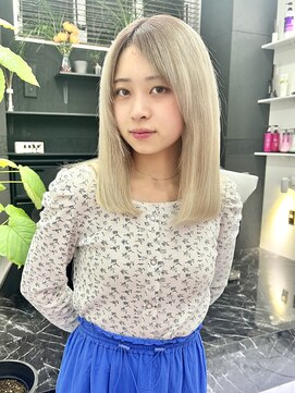 チュダック(ChuDuck) 韓国風《ミルクティー》ブリーチ/ケアブリーチ/ダブルカラー