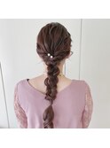 清楚なのにオシャレな編みおろしアレンジ