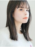 フルバング 似合わせ イメチェンヘアスタイル ハッシュカット