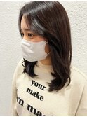 前髪なし韓国風レイヤースタイル【町田/韓国風/レイヤー】