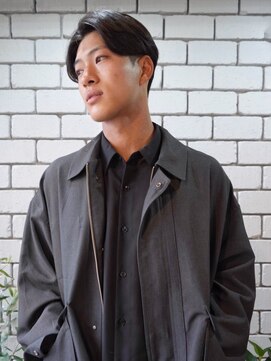 ノアソルテ 名古屋 栄(NOA solte.) NOA solte. メンズカット/センターパート/刈り上げ/カルマパーマ