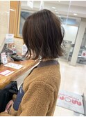 【morio】札幌ボブ ぱつっと外ハネゆるふわボブ