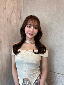 ルームバイシー 新宿(Loom. by Sea) 小顔に見える顔周りカット×レイヤー【新宿美容室/韓国ヘア】