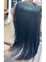 ソーホープレミアム(SOHOpremium) ブルーブラックストレートレイヤー@30代@40代@50代@60代