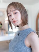 ドットハリス(.Hallis)&nbsp;韓国レイヤー顔周りカット透明感カラー髪質改善艶髪シースルー