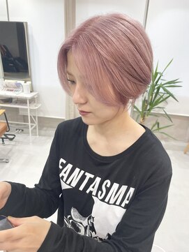 ラシク(racic) 【racic】ペールピンクハンサムショート