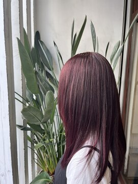 アン ブリーチ(UN BLEACH) 【ダブルカラー】ワインレッド♪