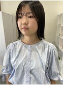 ★パツっと切りっぱなしボブ
