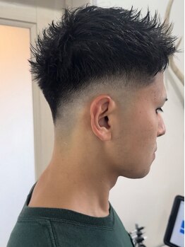 コハク(kohak)の写真/-パーマの種類豊富-この辺りでは珍しい“フェードカット”も可能！幅広い年齢層の方にオススメです◎