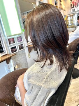 ヘア メイク ココ(hair make coco) 軽い(*^^*) レイヤーミディ♪♪