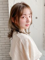 エトラ 渋谷店(etora) 前髪 外ハネボブ イメチェン 美髪 ホワイトブロンド"