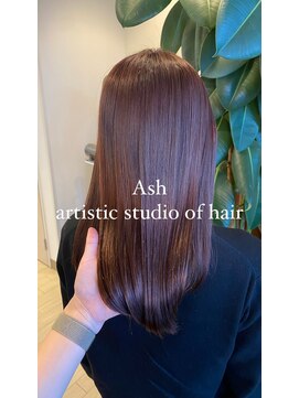 アッシュ アーティスティック スタジオ オブ ヘア(Ash artistic studio of hair) ピンクベージュ