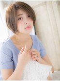 髪質改善ことりベージュ抜け感ショートa小山20代30代