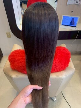 ヘアショップエヌアンドエー 久喜 栗橋店(hairshop N&A) 大人上品な美髪ストレート/艶感/髪質改善/ナチュラルブラウン