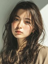 エダ 鎌倉(edA.) 小顔ロング＃髪質改善＃白髪ぼかし＃鎌倉＃40代＃グレージュ