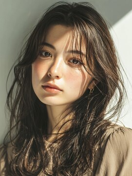 エダ 鎌倉(edA.) 小顔ロング#髪質改善#白髪ぼかし#鎌倉#40代#グレージュ