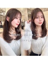 ＼リピーター続出！人気No.1メニュー／「カット＋カラー＋TOKIOトリートメント」→¥13800
