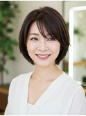 50-60代にオススメ★ふんわりグラデーションボブ