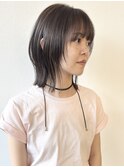 【モリオ松戸　石山】くびれ外ハネボブレイヤーボブ透明感カラー
