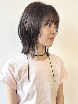 モリオフロムロンドン 松戸店(Morio from London) 【モリオ松戸 石山】くびれ外ハネボブレイヤーボブ透明感カラー