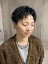 ビカムメンズヘアー 栄店(become men's hair)&nbsp;スパイキーショートピンパーマアクティブショート短髪