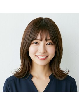 コトナ 越谷店 秋冬おすすめ暗めカラー×レイヤーミディアムヘア