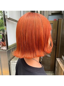 ボタニウム バイ アールサロン(BOTANIUM by RrSALON) 【BOTANIUM by Rr SALON】艶ブラッドオレンジ×外ハネボブ☆