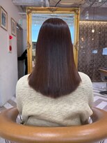 ロンドアベニール 北千住(Lond avenir)&nbsp;暗めカラー/ボブ顔周り/前髪/レイヤー/髪質改善/縮毛矯正/北千住