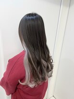 セットアップ 倉敷中庄店(SET-UP)&nbsp;インナーカラー×シルバー(黒髪)