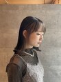 ブリック ヘアアンドスパ 松山(BRICK HAIR&SPA) 顔周りインナーベージュ