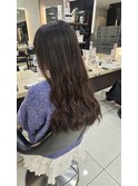 デジタルパーマ 女子大生 ロングヘアー 秦野パーマ
