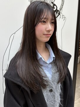 スミス 秋葉原(Smith) レイヤーカットハッシュカット顔まわりミディアムロング