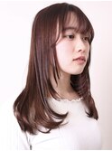 似合わせカット大人ガーリーミディアムレイヤーカット0202