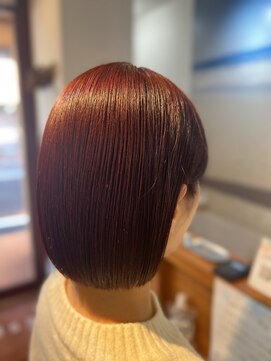 エスポワール(Espoir) ピンクレッド × ボブ