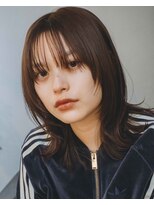 ボタニカ(Botanica)&nbsp;外ハネフェイスレイヤー/ベージュカラー/1