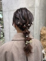 フォルテ 横浜店(FORTE) ゆるふわローポニー×編みおろし