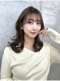 ミディアム/レイヤーカット/髪質改善/白髪ぼかし/ハイライト