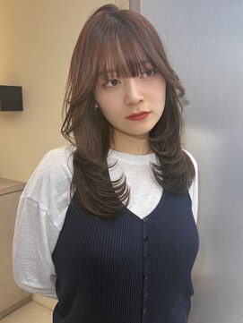 アイヴァン(AIVAN) ハッシュカット・ハッシュレイヤー・マロンベージュ ll