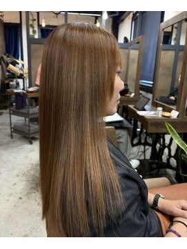 ベレッタ 松井山手店(veretta.) 髪質改善 感動ストレート