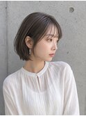 重く見えないショートボブ×シースルーバング20代30代40代池袋