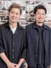 【菅原・平野指名限定】美髪縮毛矯正+カット+根元カラー+トリートメント