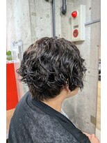 ヘアーメークテスタヴァンティ (Hair make Testavanti)&nbsp;ショートボブ×スパイラルパーマ